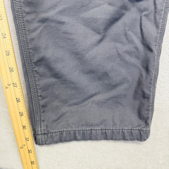 Carhartt Pants Men 44x32 Gray Rugged Flex Relaxed Fit Canvas Knit Lined Utility - Picture 14 of 14